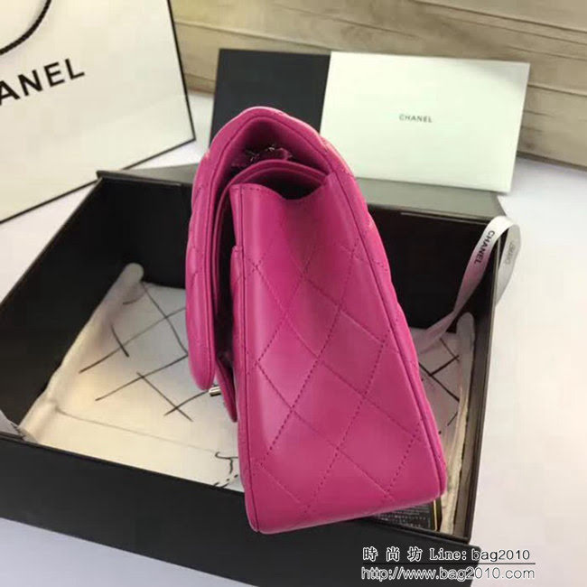 香奈兒CHANEL 升級版A1113全新經典小羊皮金銀鏈條單肩斜挎包 DSC1756